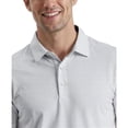 thumbnail image 4 of Ben Hogan Performance Men's 2 Color Dash Print Short Sleeve Golf Polo Shirt, 4 of 4