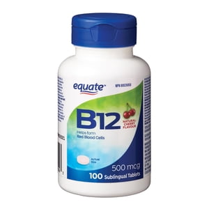 Equate Vitamin B12 Natural Cherry Flavour