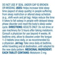 thumbnail image 2 of Equate Melatonin Fast Dissolving 3mg, 2 of 5