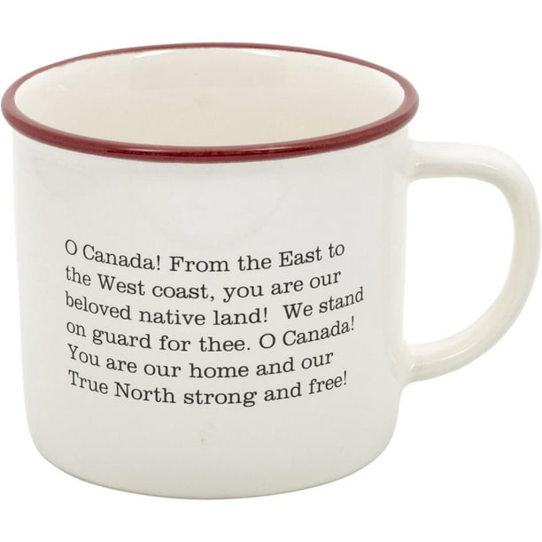 Tasse Canadiana en grès cérame - «True North» 