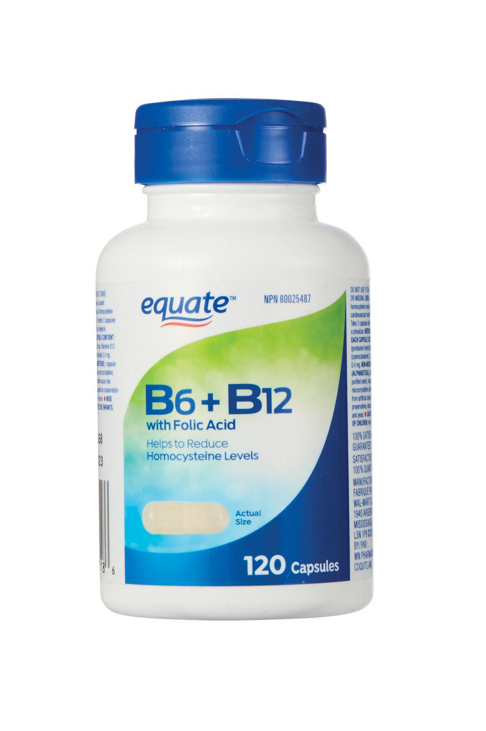 vervolging Krankzinnigheid Punt Equate B6 + B12 with Folic Acid | Walmart Canada