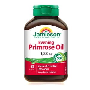 Jamieson Evening Primrose les softgels à base d'huile, 1000 mg, 85 Nombre