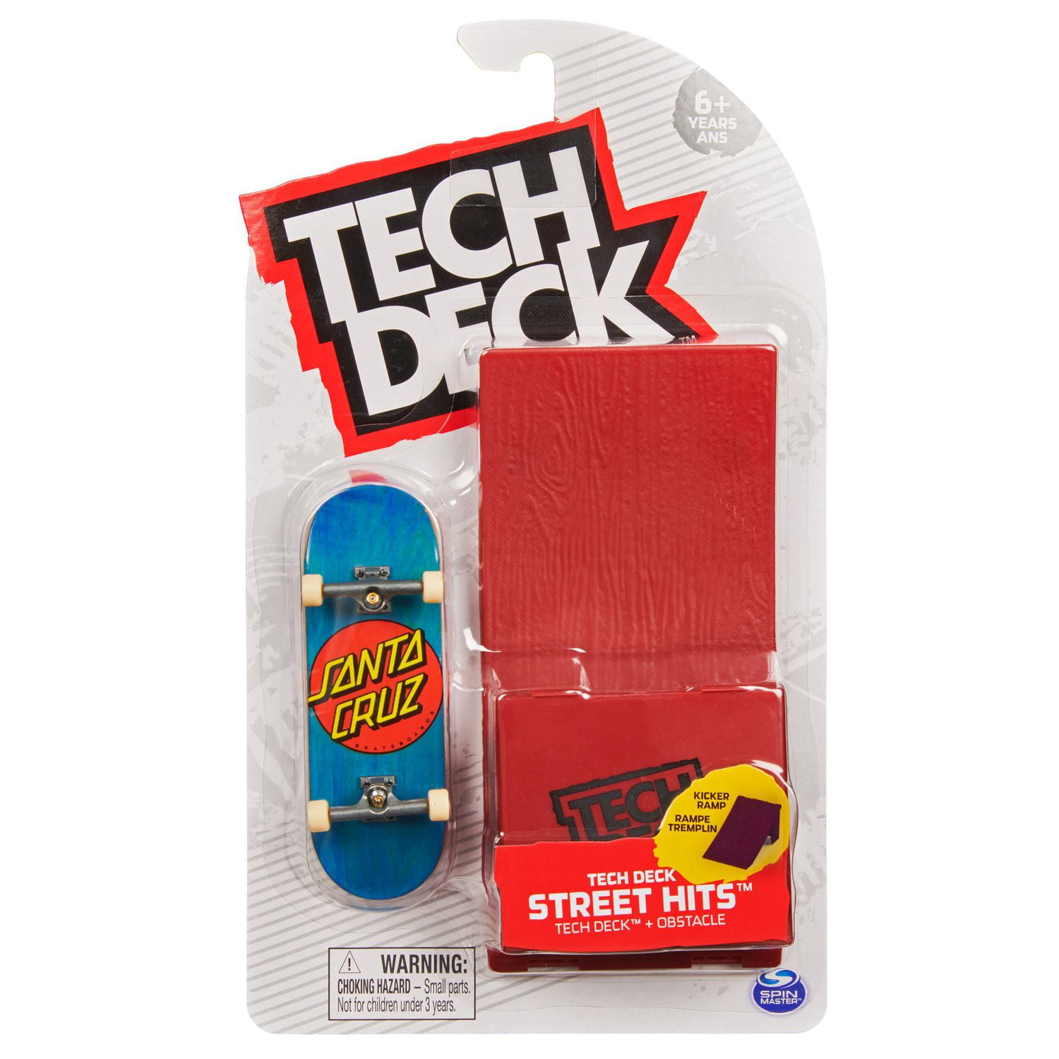 Tech Deck Street Hits Santa Cruz Skateboards Fingerboard with