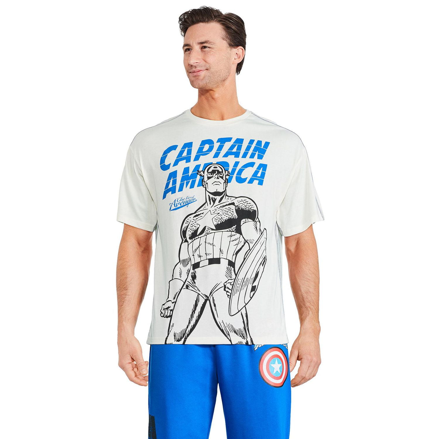 Marvel Men's Captain America Graphic Tee