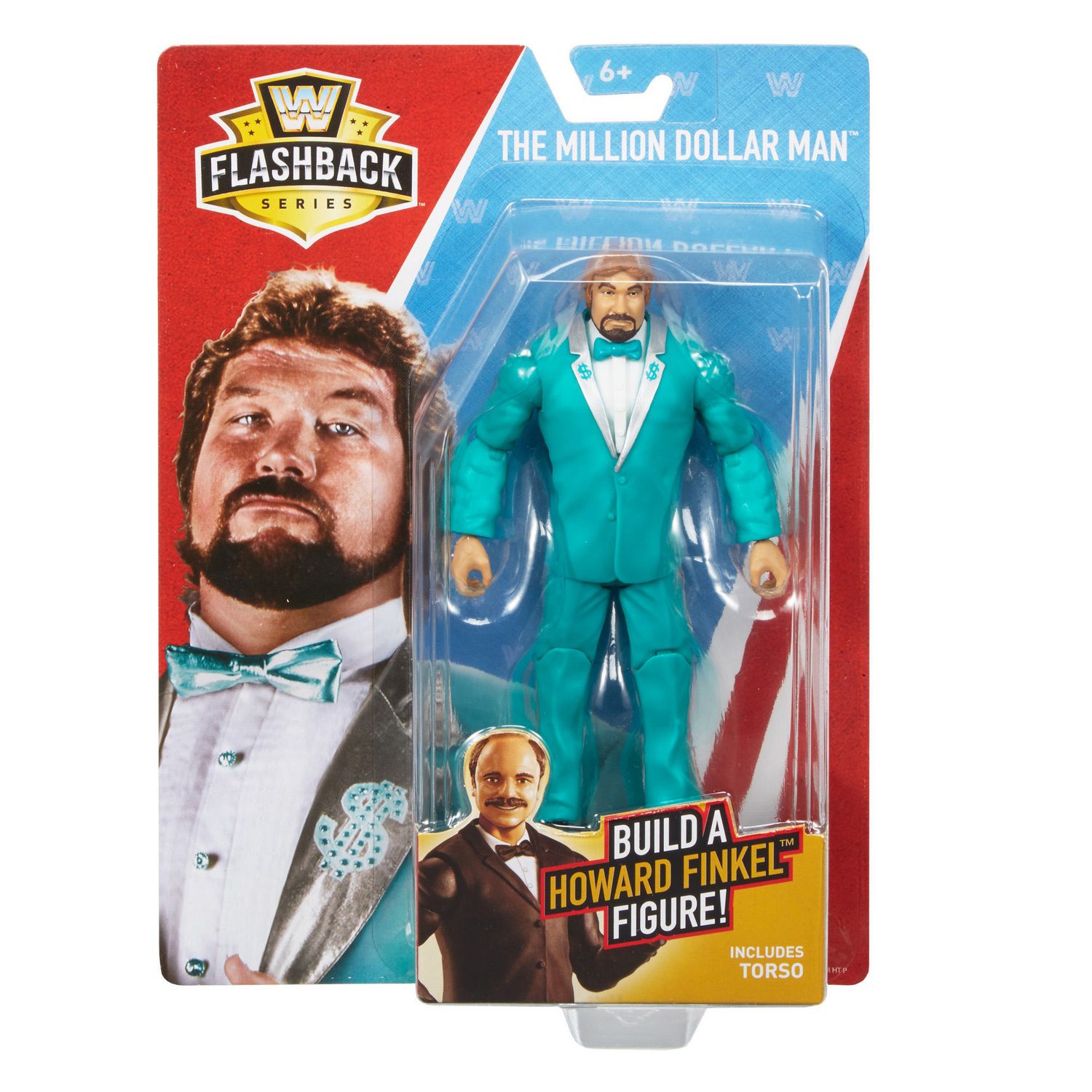 WWE Wrestling Mattel Basic Flashback Exclusive Series M$M Ted DiBiase Figure 