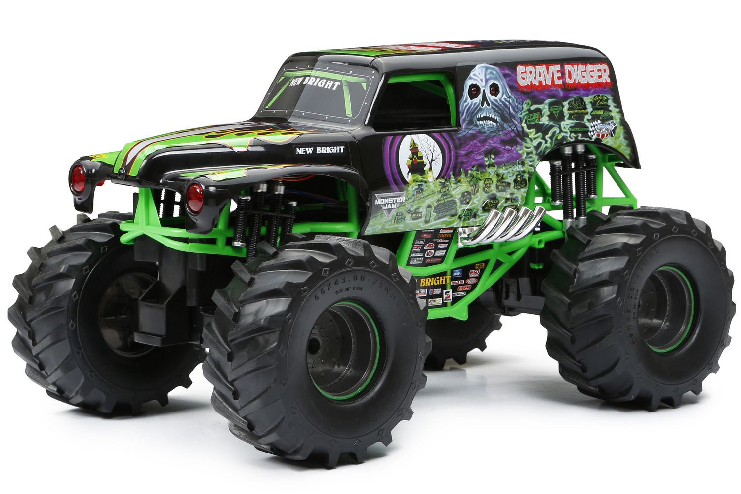 Scale Rc Monster Jam Grave Digger Full Function Walk Around Video | My ...