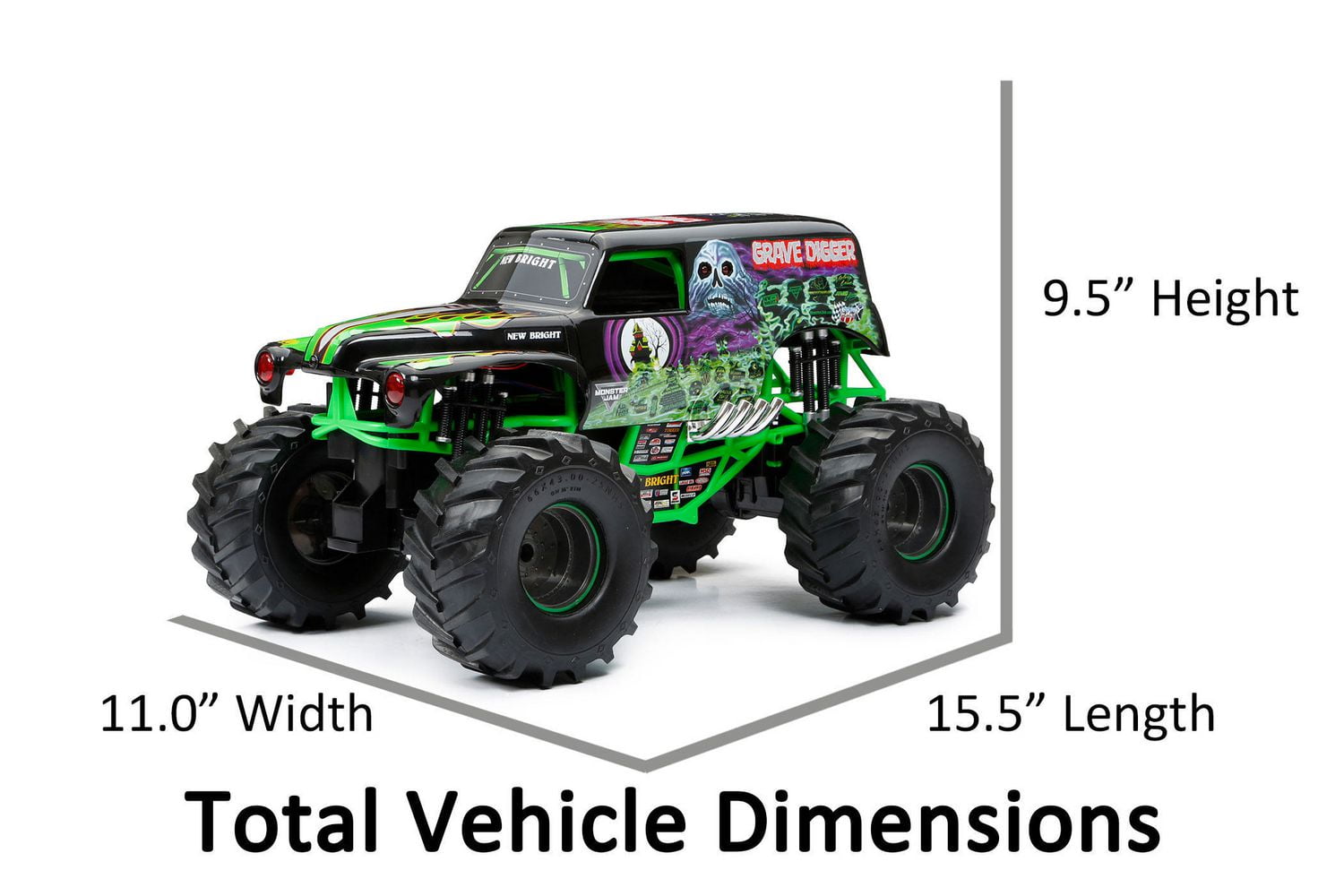 Grave digger rc truck walmart online