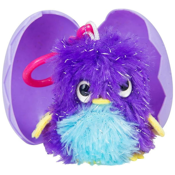 hatchimals glittering garden plush clip on