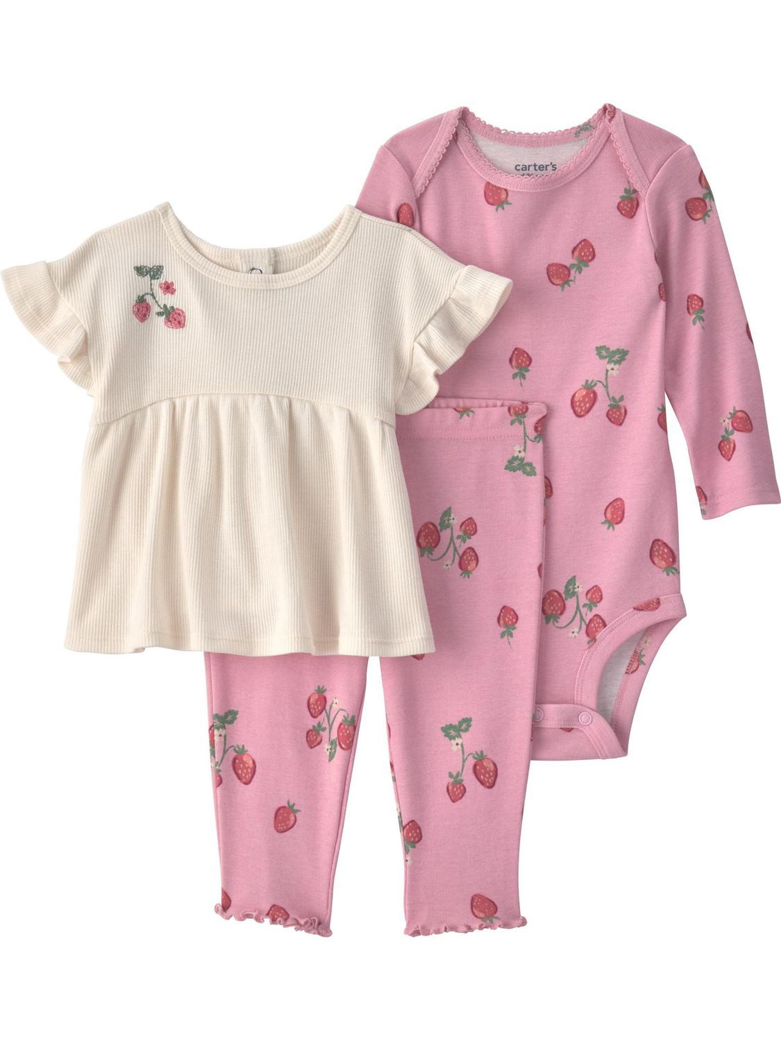 Carter's Child of Mine Baby Girl 3-Piece Pant Set