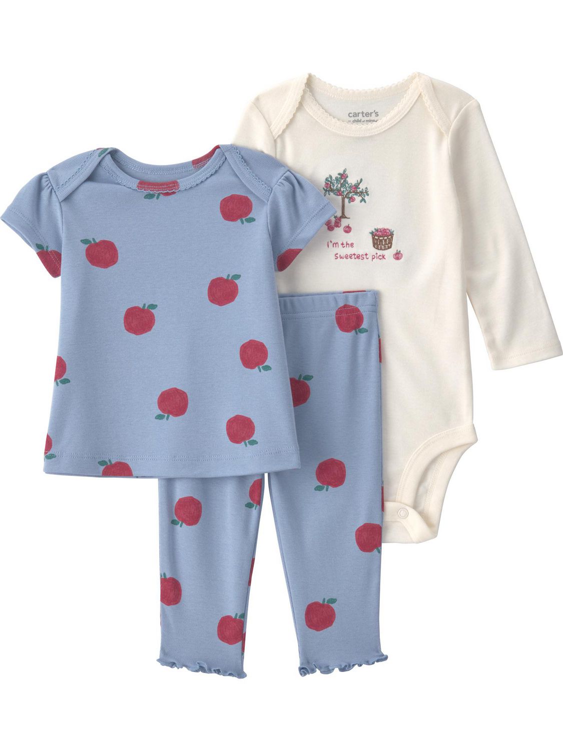 Ensemble pantalon 3 pièces Carter's Child of Mine pour bébé fille