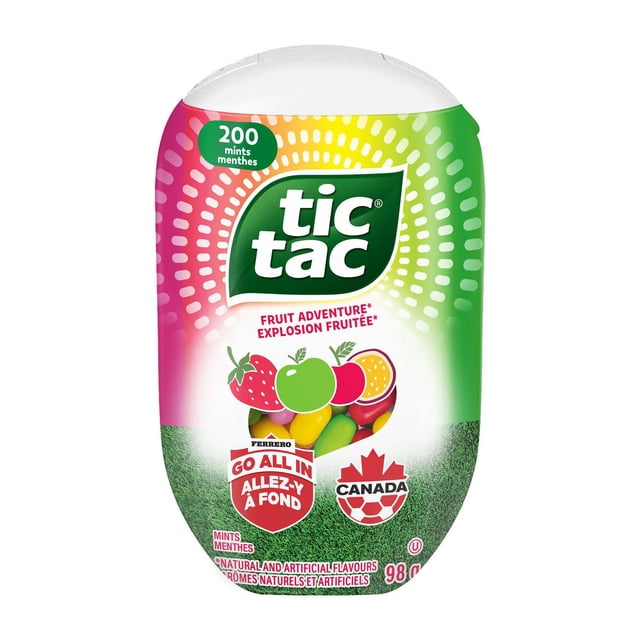 TIC TAC Mints, Fruit Adventure, Mint Candy, 200 Pills, 98 g