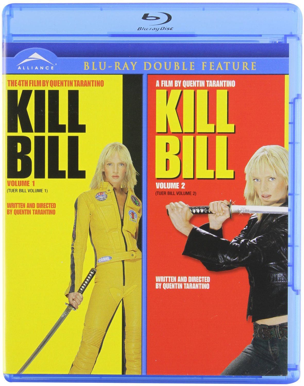 Kill Bill Vol 1kill Bill Vol 2 Double Featureblu Ray Walmart