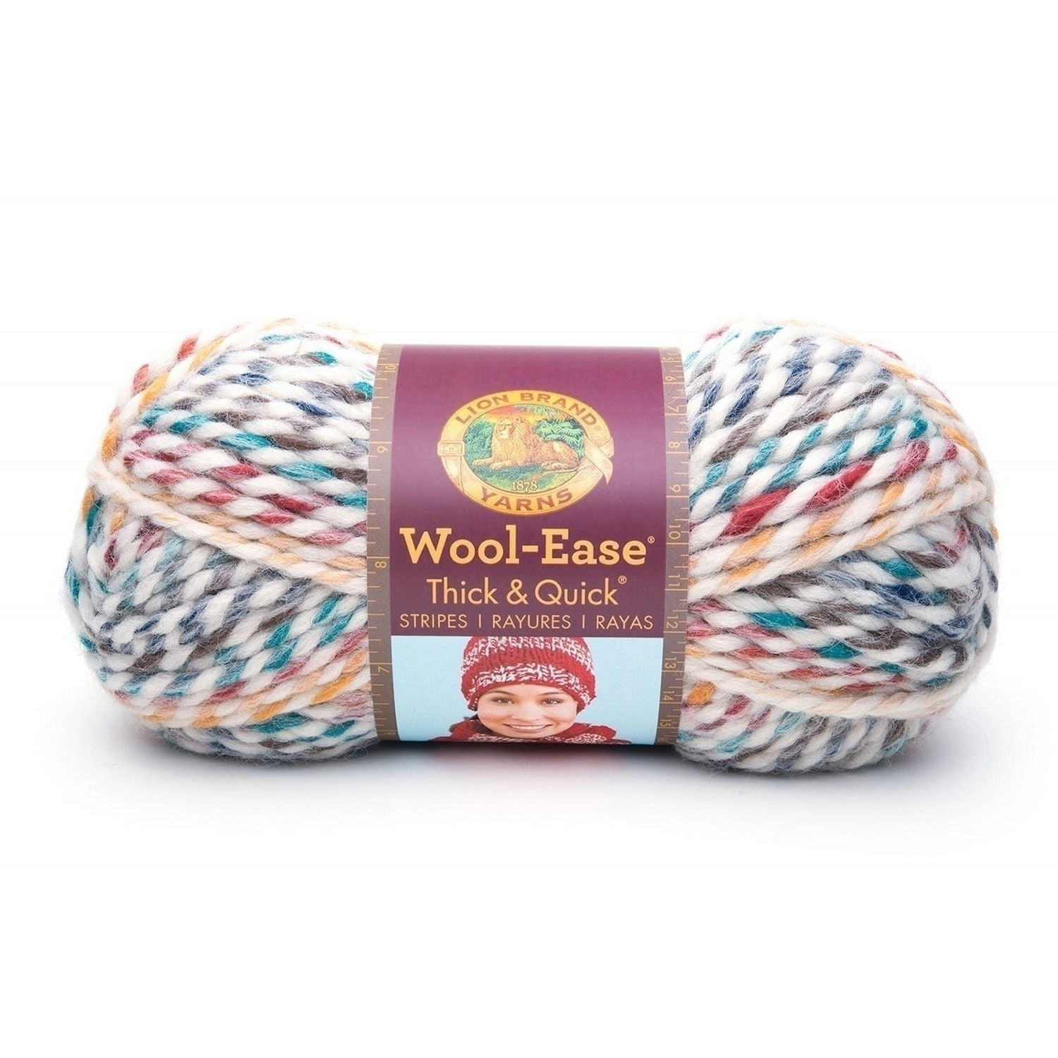 Lion Brand Wool - Ease Thick & Quick Yarn - Claret - Wool - Ease