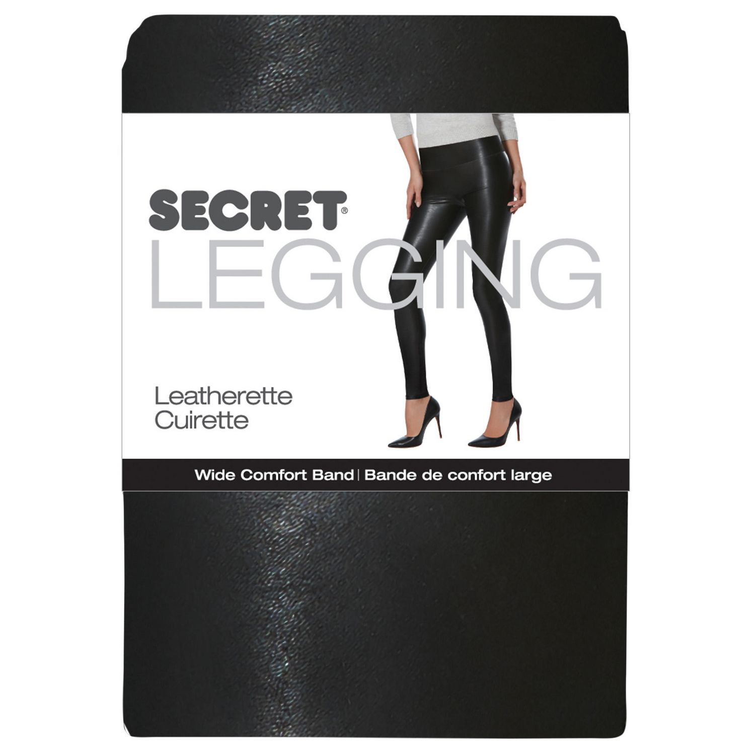 Secret® Leatherette Legging 1pk, Sizes: S to XL 