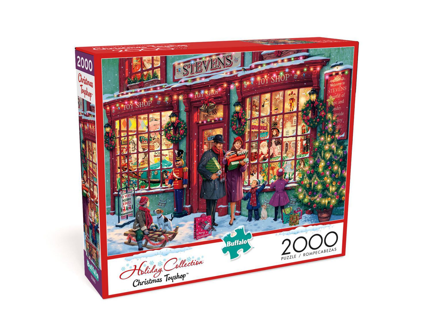 Buffalo Games Holiday Collection Christmas Toyshop 2000 Piece