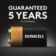 Duracell Coppertop Alkaline 9V Batteries, un Paquet de 2 – image 5 sur 7