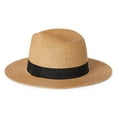 thumbnail image 2 of Time and Tru Women's Straw Panama Hat, 2 of 2