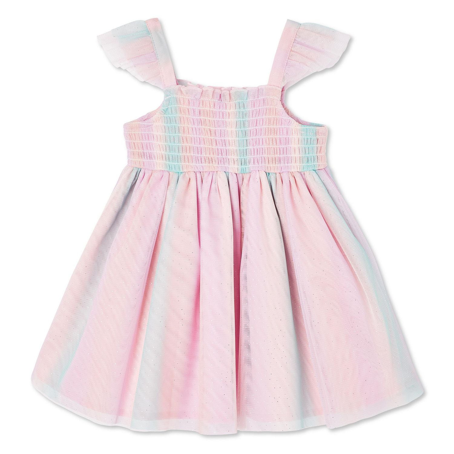 Robe arc-en-ciel George pour bébés filles
