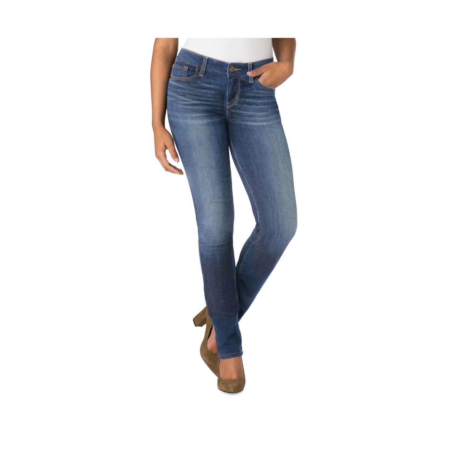 Levi Strauss & Co Women's Jeans - Mid Rise Classic Straight