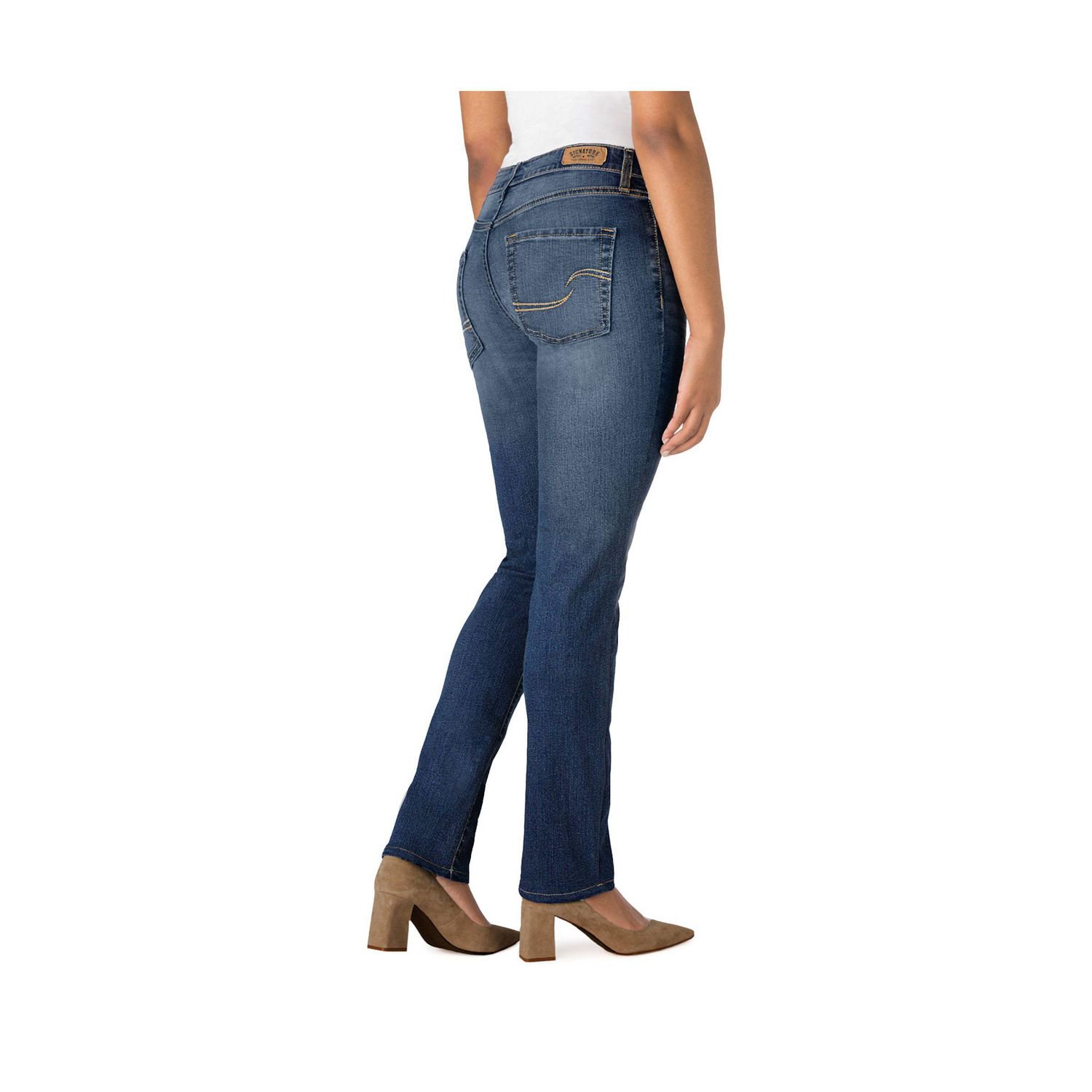 Signature by Levi Strauss & Co. Gold Label Womens Modern Bootcut Jean :  : Clothing, Shoes & Accessories