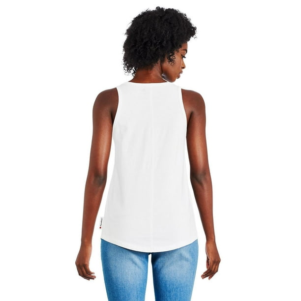 Women's Cotton Tank Top Adjustable Wide Strap Camisole with Shelf Bra  Undershirt 
