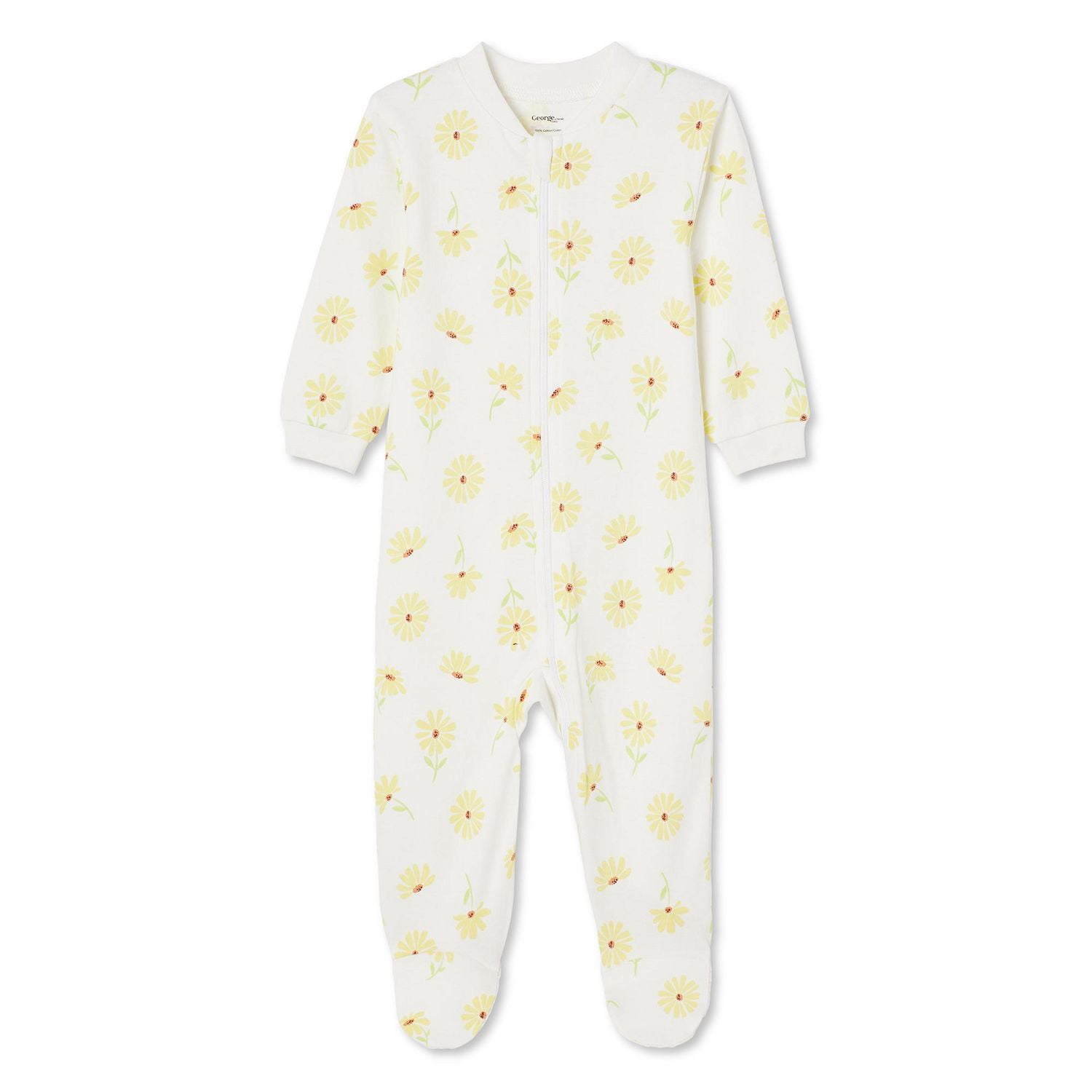George Baby Girls' Sleeper, Sizes 0-24 months