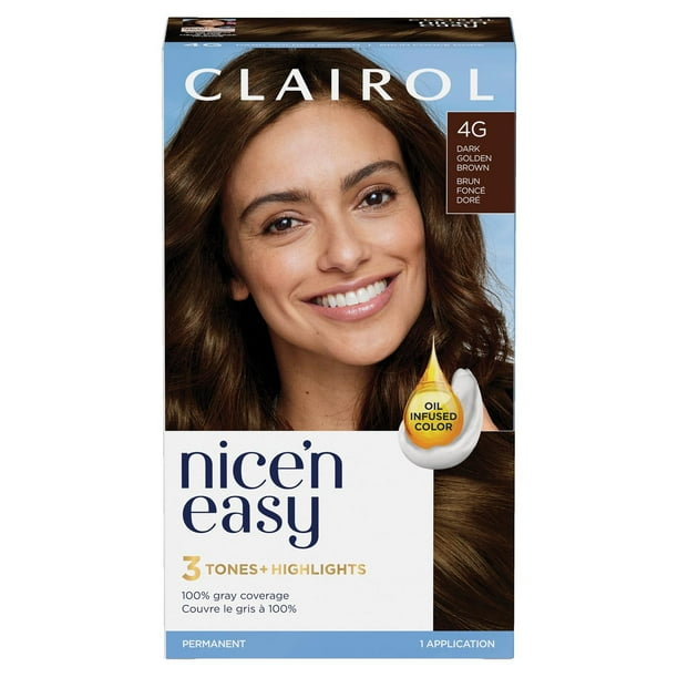 Clairol Nice'n Easy Permanent Hair Dye, 100 Gray Coverage Walmart.ca