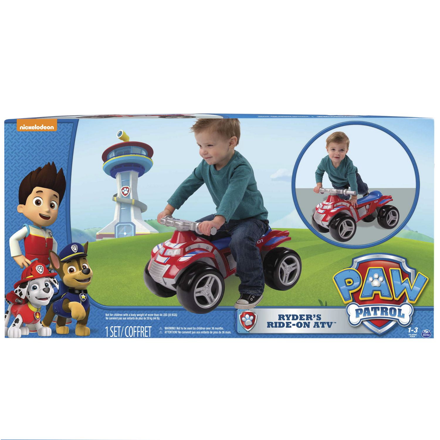 Paw patrol atv ride on on sale