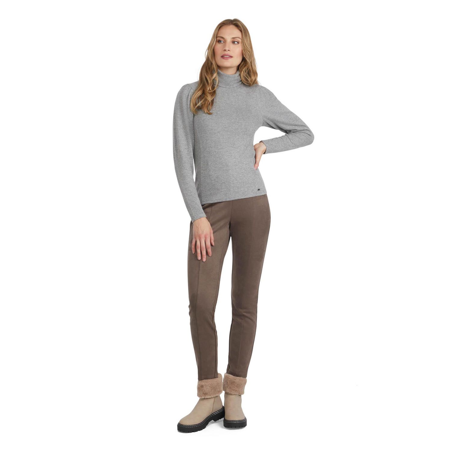 Mexx Women's Faux Suede Legging 