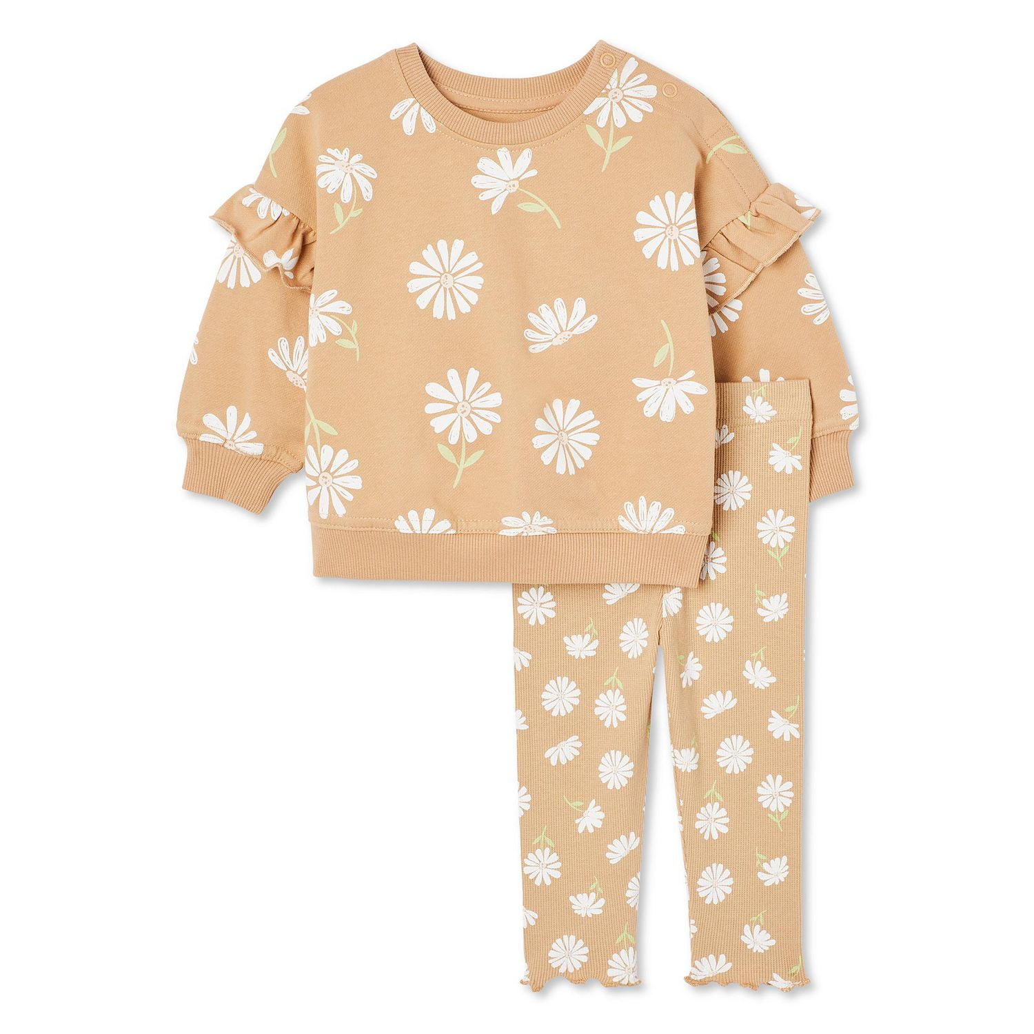 George Baby Girls' Sweater 2-Piece Set, Sizes 0-24 months