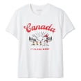 thumbnail image 3 of Peanuts Women's Snoopy Canada T-Shirt, 3 of 4