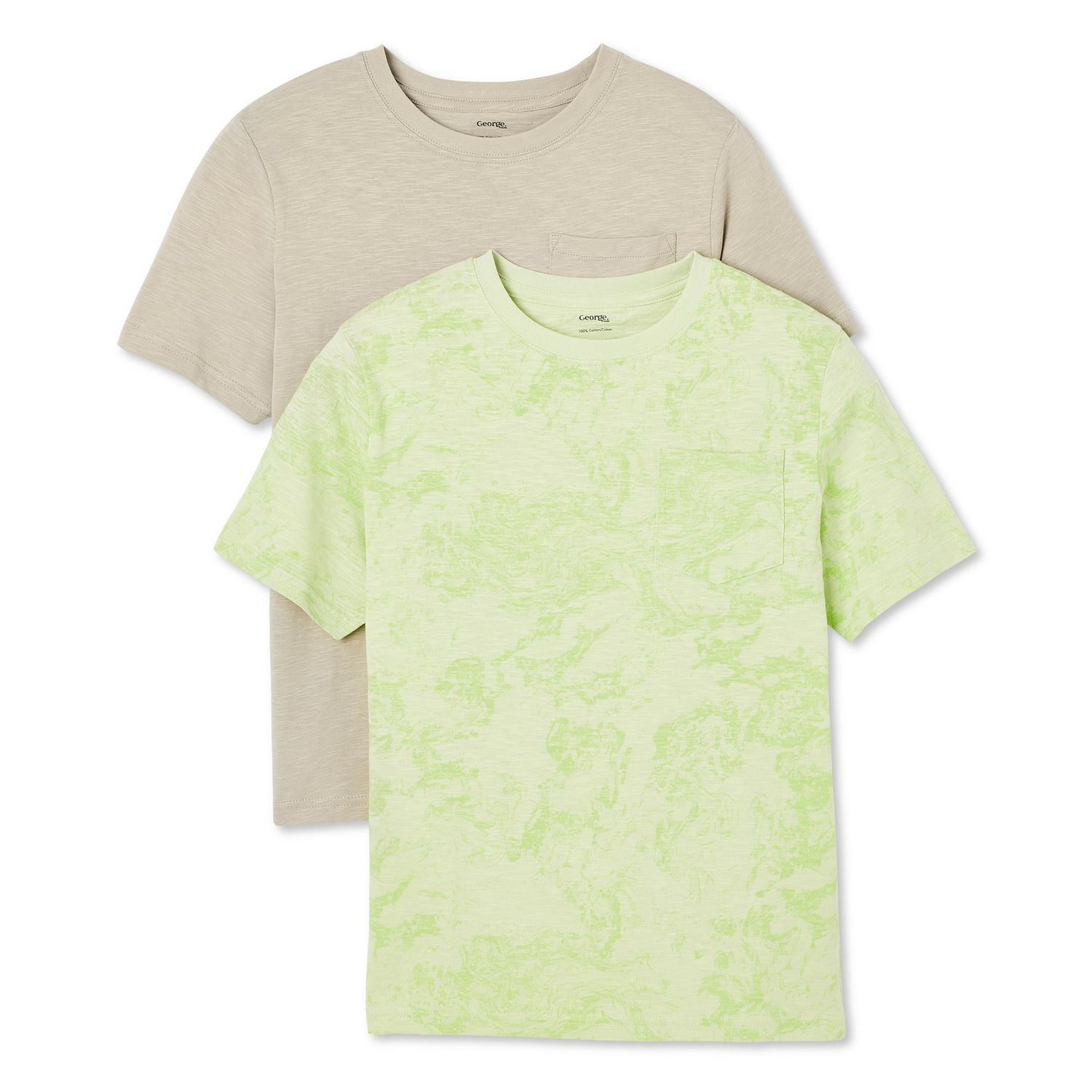 George Boys' Crew Neckline Tee 2-Pack