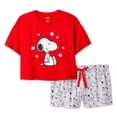 thumbnail image 3 of Peanuts Women's Two Piece Snoopy Pajama Set, 3 of 3