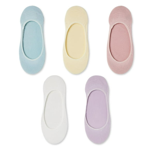 George Women's Basic Liner Socks 5-Pack