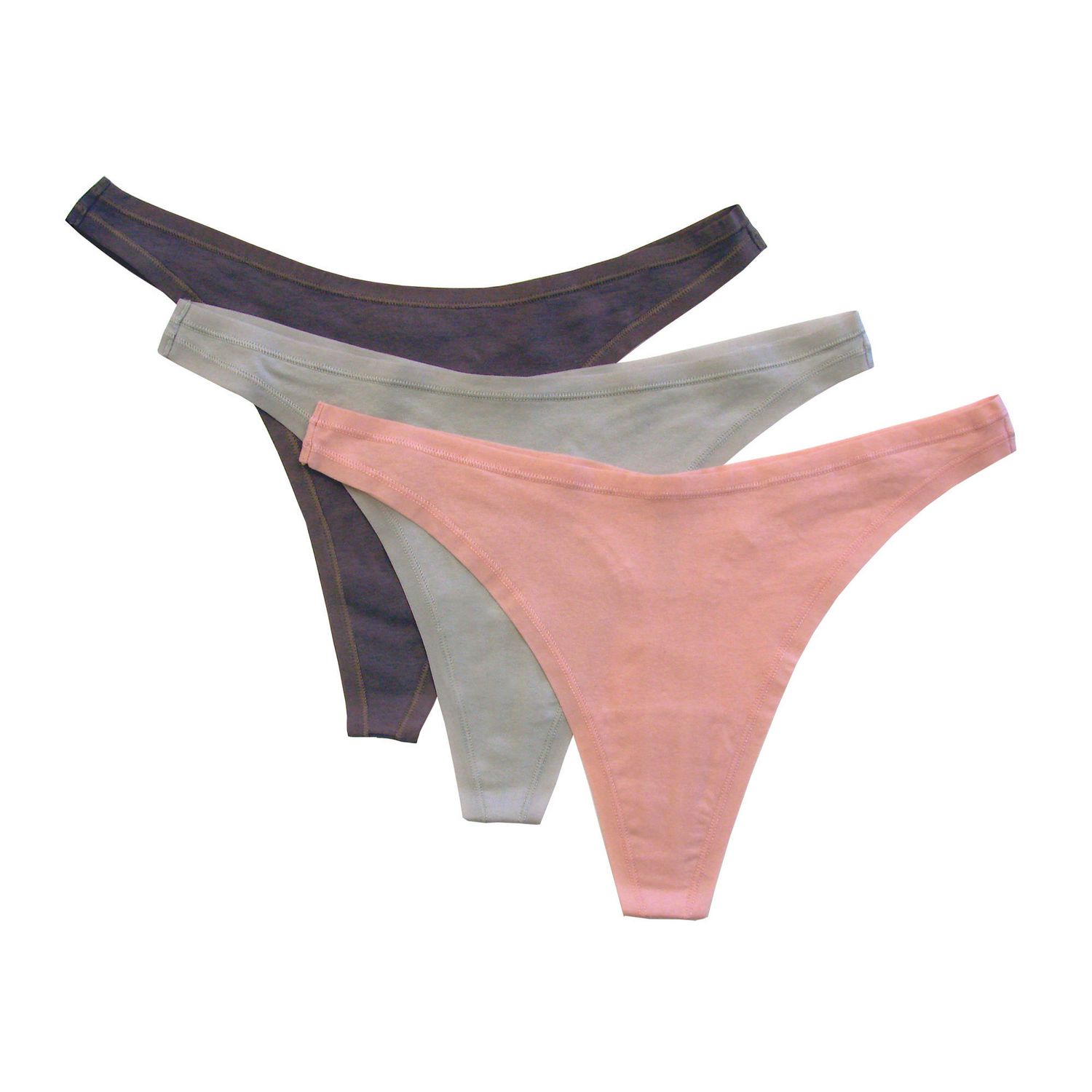 George Womens Cotton Blend Thong 3 Pack Walmart Canada