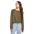 thumbnail image 1 of No Boundaries Women's Cropped Crew Neckline Sweatshirt, 1 of 6