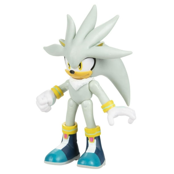 Sonic character Silver avec éclairage de voiture. Jakks Pacific