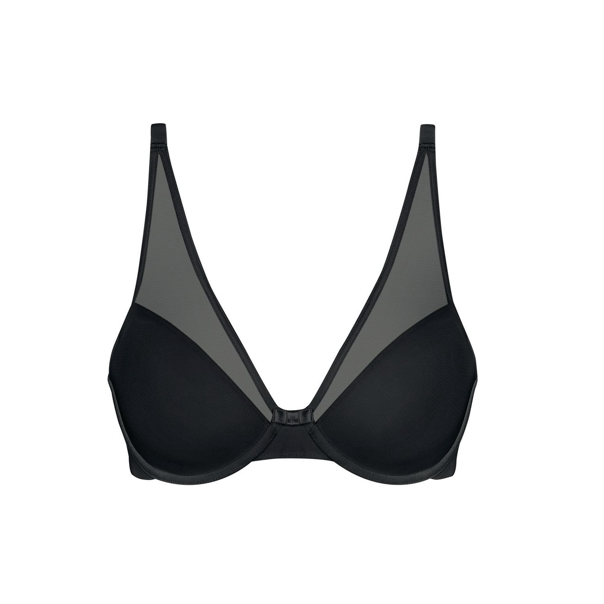 Pact Black Soft Triangle Bra in Size Large