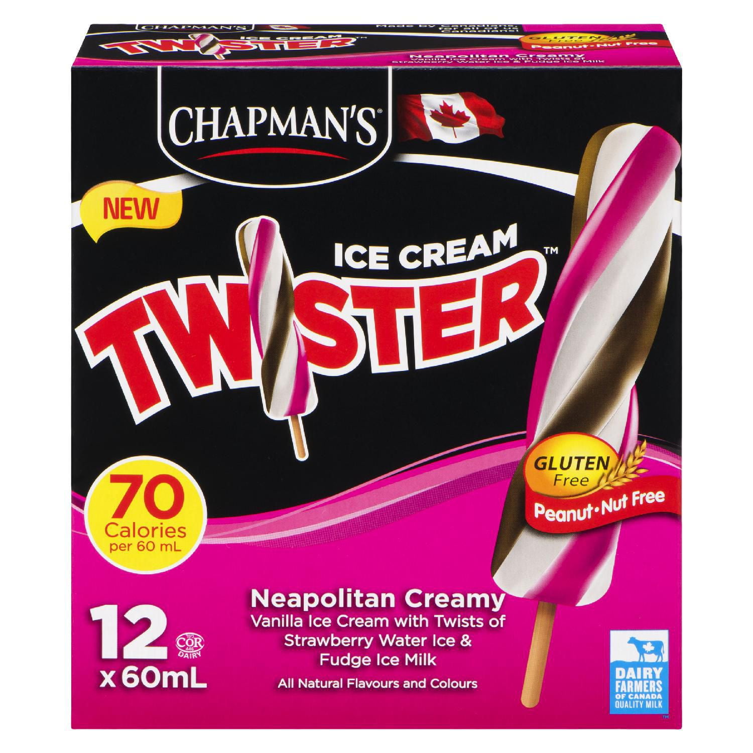 Chapman's Ice Cream Neapolitan Creamy Twister Walmart Canada