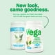 Poudre à la vanille sans gluten Protéines et légumes verts de Vega 18 Portions, 526g – image 4 sur 6