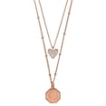 thumbnail image 1 of Luxury Designs Plaqué Or Rose double collier Quartz Rose, 1 of 2