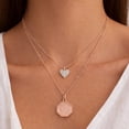 thumbnail image 2 of Luxury Designs Plaqué Or Rose double collier Quartz Rose, 2 of 2