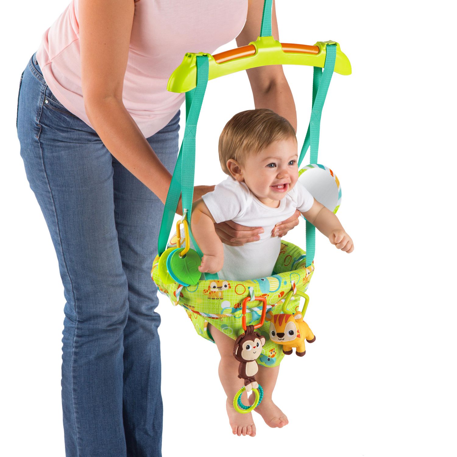 bright starts smiling safari activity jumper