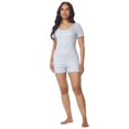 thumbnail image 1 of Secret Sleep Pointelle Romper with Lattice Edge-Online Exclusive, 1 of 4