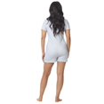 thumbnail image 3 of Secret Sleep Pointelle Romper with Lattice Edge-Online Exclusive, 3 of 4