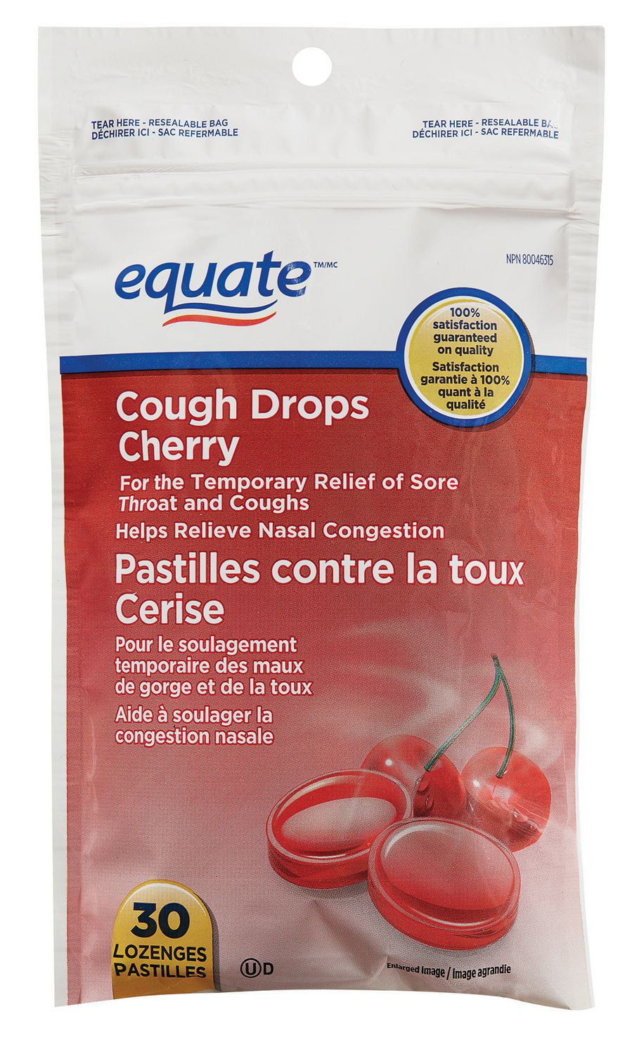 Equate Cherry Cough Drops Walmart Canada