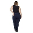 thumbnail image 4 of Frankie & Stella ™ Pull-On Jeggings PLUS - Dark Indigo Rinse, 4 of 4