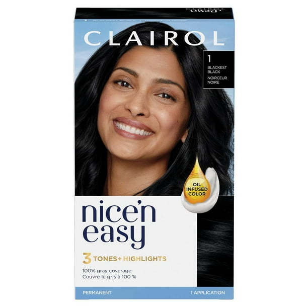 Clairol Nice'n Easy Permanent Hair Dye, 100 Gray Coverage Walmart.ca