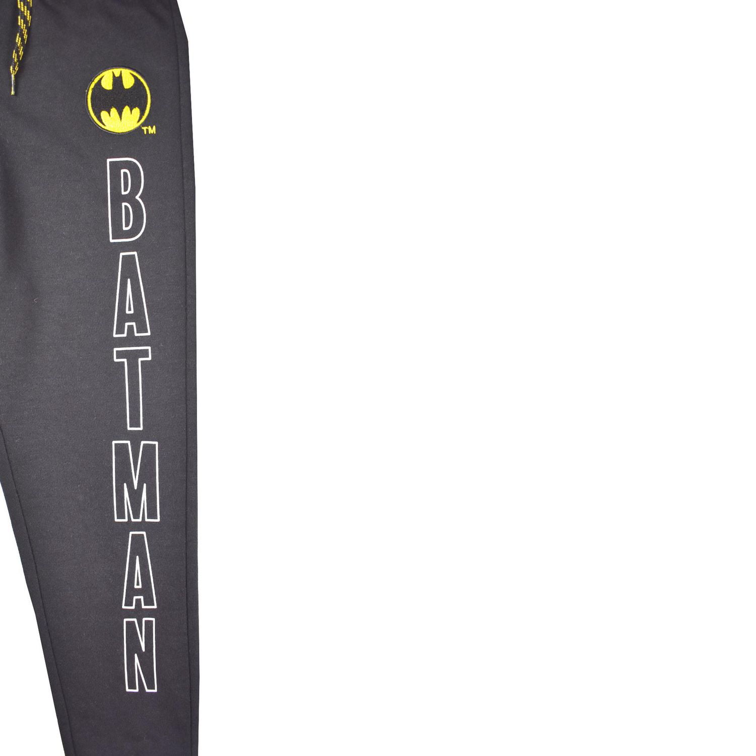 Boys Batman Text Outline Joggers