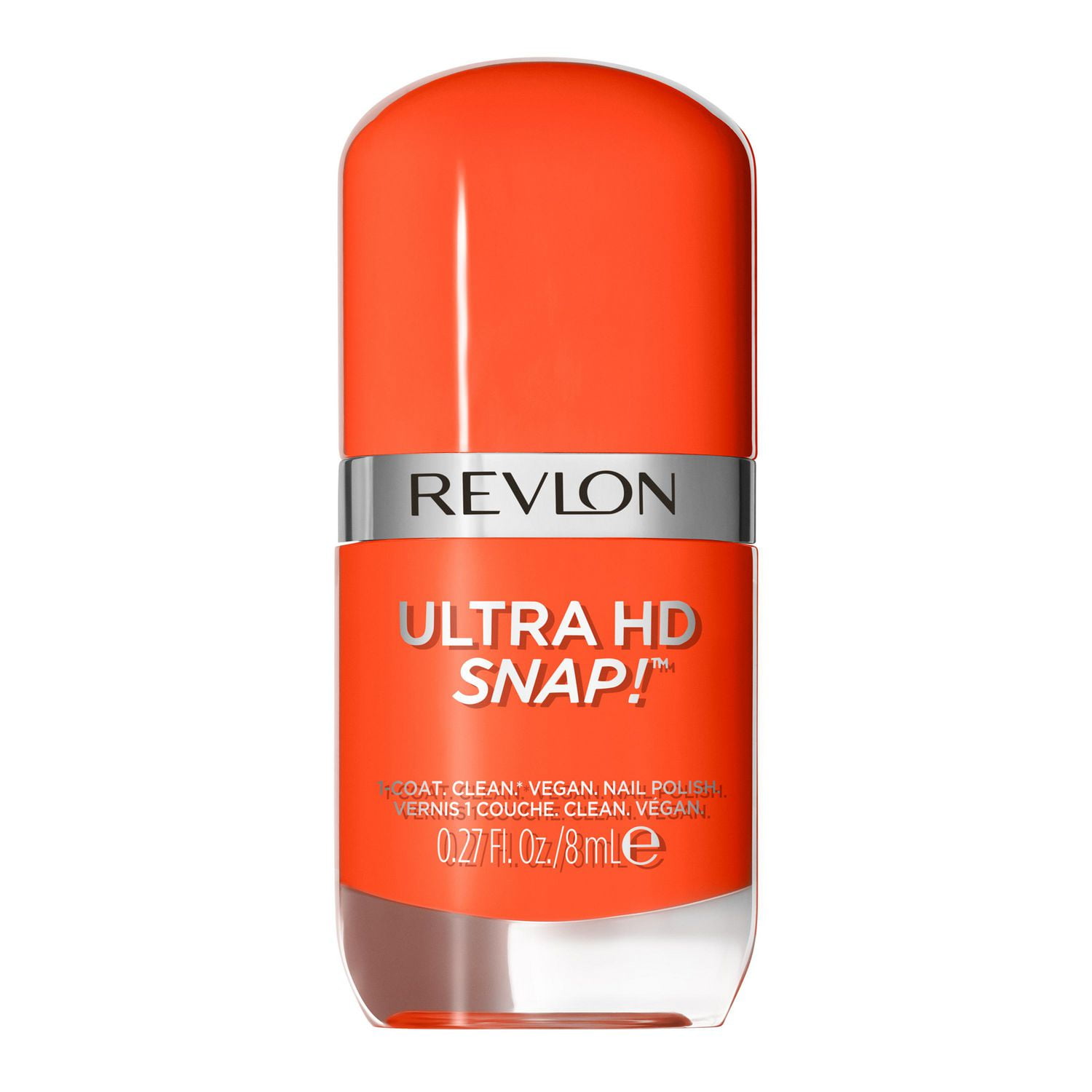 Revlon Ultra HD Snap Vegan Glossy Nail Polish, 8mL, One Coat, Clean, 20 ...